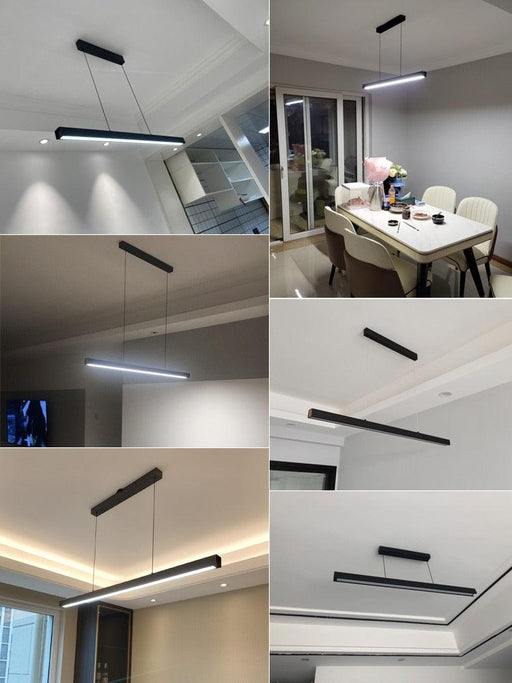 Modern LED Hanging Light Fixture for Dining Room, Kitchen, and Office