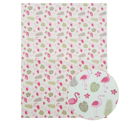 Magical Unicorn and Flamingo Leather Crafting Set