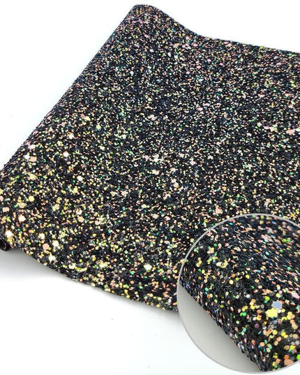 Iridescent Glitter Faux Leather Craft Sheets - Illuminate Your Projects