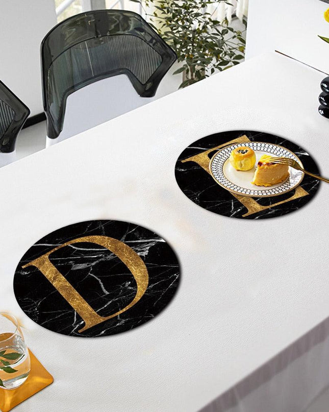 Personalized Monogram Coasters for Sophisticated Table Settings