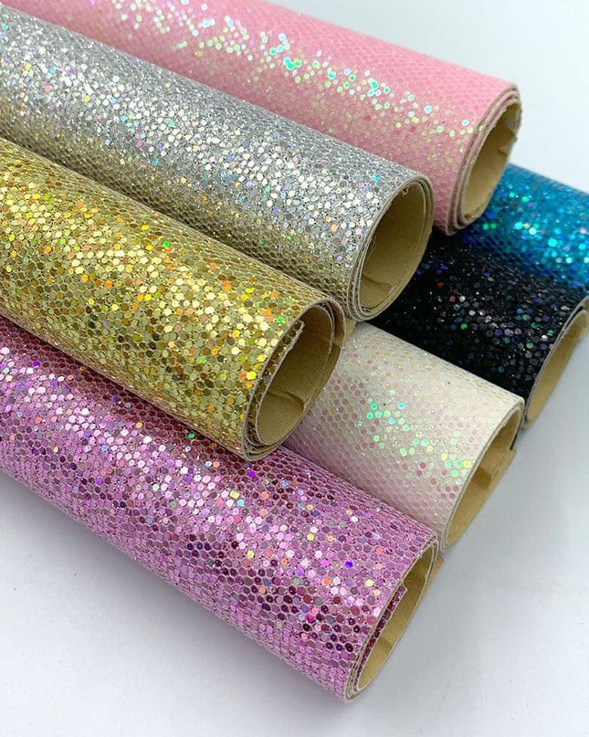 Sparkling Glamour Fabric Craft Kit: 7-Piece Shimmering Arts Set for Creative Expression