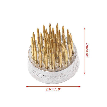 Sophisticated Round Kenzan Flower Frog Set for Exquisite Floral Creations