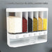 6-Compartment Wall-Mounted Kitchen Grain Storage Dispenser