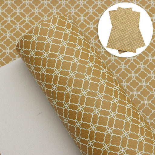 Elegant Apple Lychee Synthetic Leather Fabric with Bow-knot Detail for Chic DIY Projects