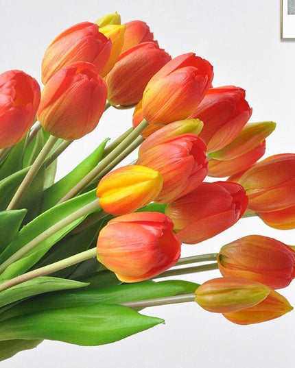 Elegant Silicone Tulip Collection: 5 Realistic Artificial Flowers for Timeless Decor
