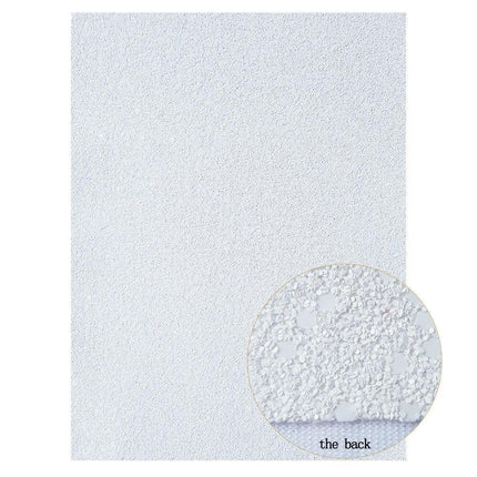 Festive Chunky Glitter Synthetic Leather Sheet for Christmas Crafts