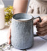 Retro Ceramic Mug Set with Spoon - Perfect Gift for Coffee and Tea Enthusiasts