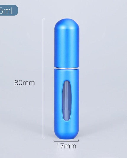 5ml Luxury Travel Perfume Atomizer: Stylish Aluminum Fragrance Sprayer for Sophisticated Journeys