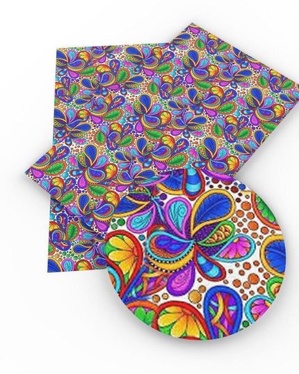 Floral Fantasy: Luxurious Synthetic Leather for Inspired Crafting