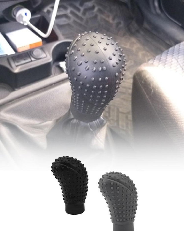 Universal Silicone Gear Shift Knob Protector - Non-Slip Cover Sleeve