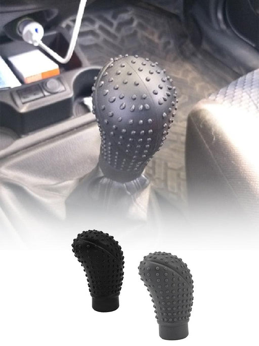 Silicone Gear Shift Knob Cover for Car - Universal Anti-Skid Transmission Lever Protector