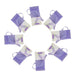 Lavender Sachet Bag with Elegant Floral Embroidery for Aromatherapy & Jewelry Storage