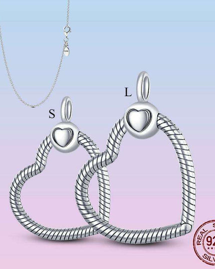 925 Sterling Silver Chic O Charm Pendant - A Perfect Stylish Gift for Her