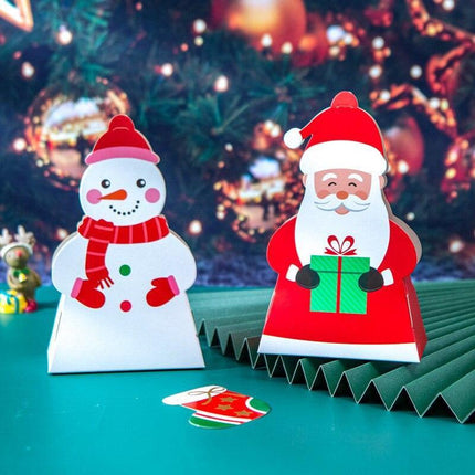 Christmas Cheer: Santa's Whimsical Candy Cottage Décor and Gift Box Set