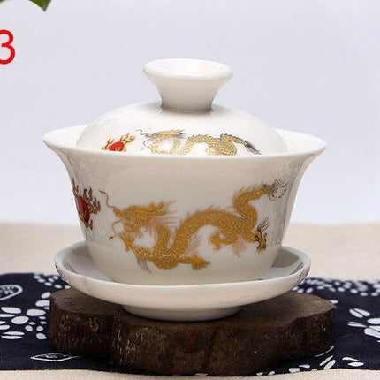 Zen Harmony Exquisite Hand-Painted Porcelain Tea Set - Limited Edition Collection