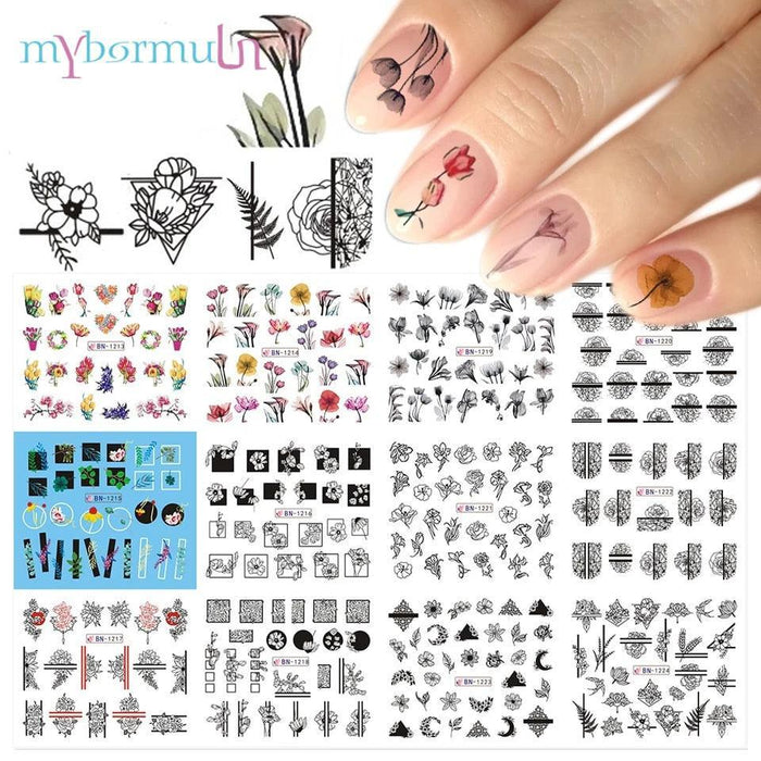 Russian Winter Wonderland Nail Decal Set