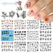 Winter Wonderland Russian Nail Art Decals
