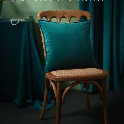 Dual-Sided Luxe Velvet Accent Pillow - Chic Decorative Cushion Cover