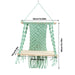 Bohemian Macrame Storage Shelf with Elegant Tassels - Handcrafted Decor for Stylish Spaces