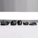 Elegant Black Stone Miniature Vase: Customizable Nature-Inspired Home Accent