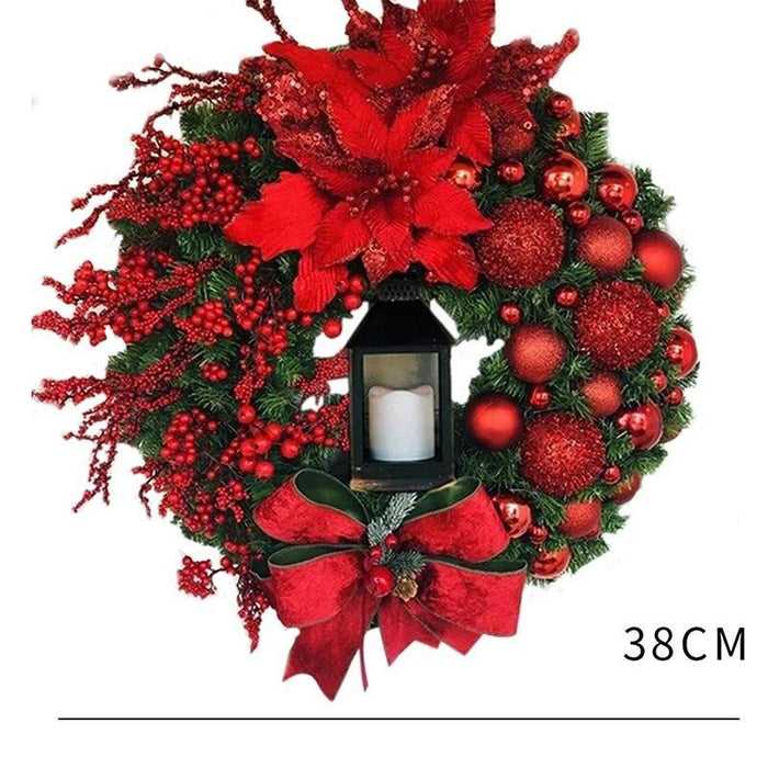 Festive DIY Wreath Making Kit with Eco-Friendly Pine Cones and Seasonal Decor