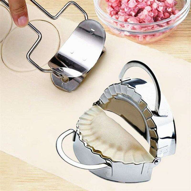 Stainless Steel Dumpling & Pie Maker Kit with Essential Baking Tools
