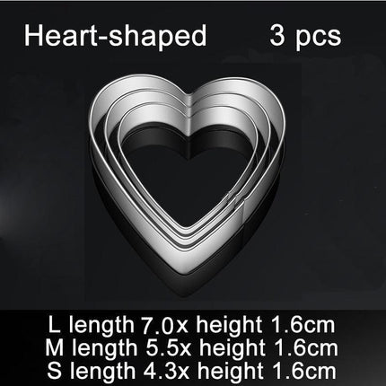 Transform Your Baking with the 3-Piece Stainless Steel Cookie Cutter Set