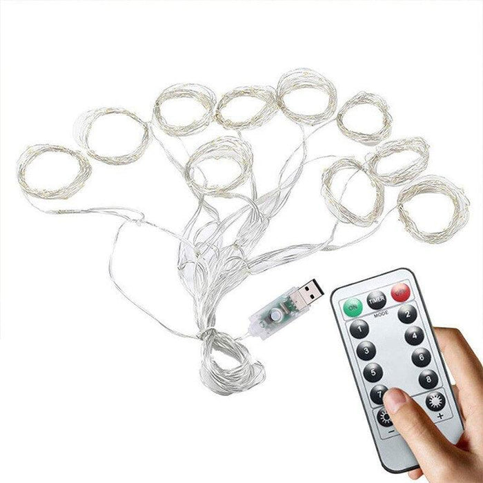 LED Fairy Lights Garland with Remote Control for Christmas Home Decor by 3M - 3M Length