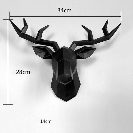 Stylish Wildlife Deer Head Sculpture for Modern Home Decor