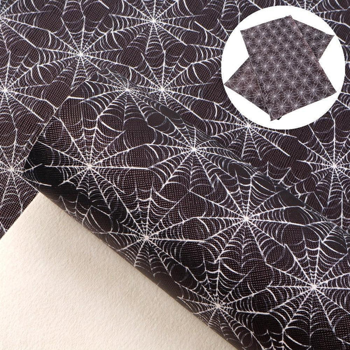 Spooky Vibes Halloween Faux Leather Crafting Sheets - 20x33cm
