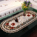 European Elegance Dining Tablecloth Set with Intricate Embroidery