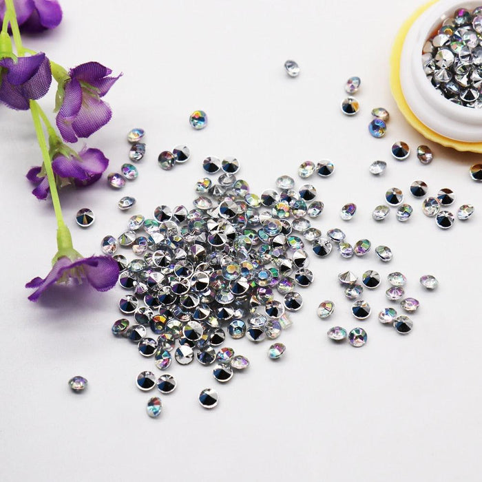 Sparkling Acrylic Diamond Confetti Set for Chic Event Decor