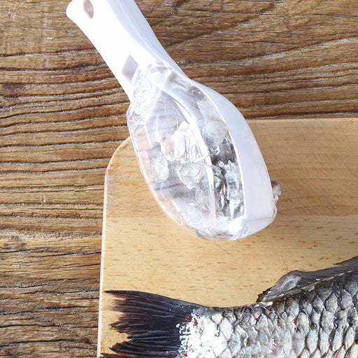 Effortless Fish Filleting Made Fun: Fish Shape Plastic Fish Scale Scraper and Grater