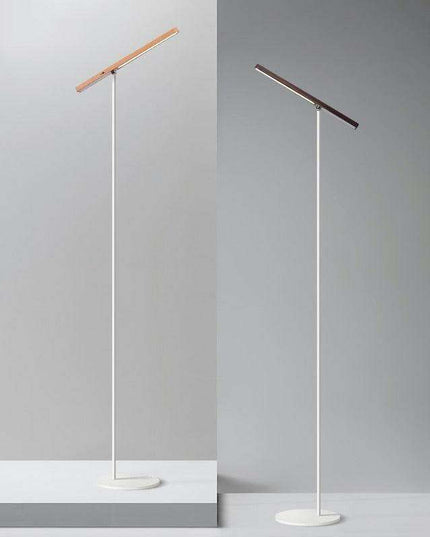Stylish Rechargeable Wooden Floor Lamp with Modern LED Features - Brighten Your Environment Effortlessly