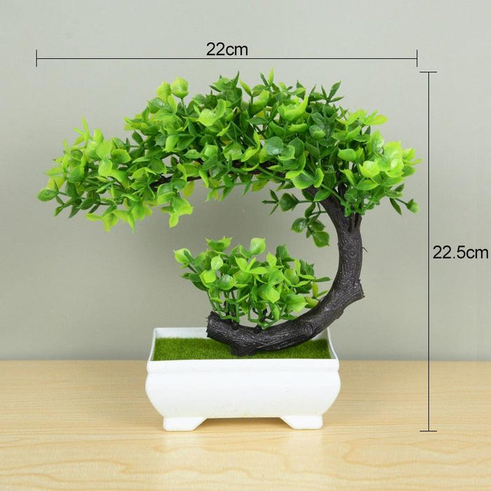 Evergreen Elegance: Authentic Faux Bonsai Tree