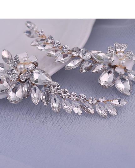 Glamorous Rhinestone Footwear Clips: Chic Accessories for Elegant Shoes