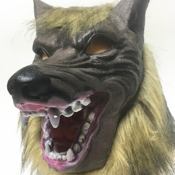 Werewolf Metamorphosis Kit featuring PVC Mask for Haunting Halloween Festivities