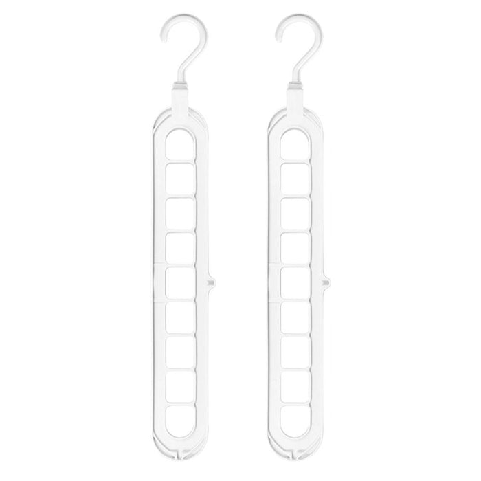 Chic Circular 9-Hole Plastic Closet Organizer
