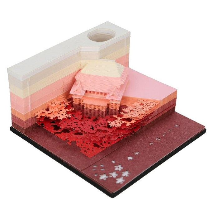 Elegant 3D Kawaii Piano Memo Pad - Chic Mini Journal for Artistic Inspiration