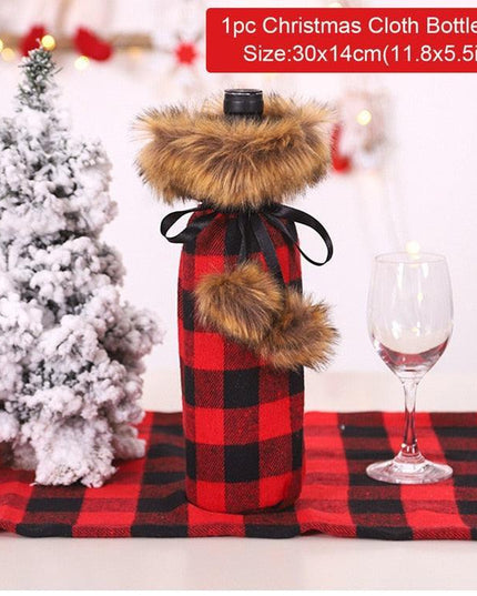 Holiday Cheer Wine Bottle Dress: Celebrate in Festive Elegance