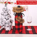 Holiday Cheer Wine Bottle Dress: Celebrate in Festive Elegance