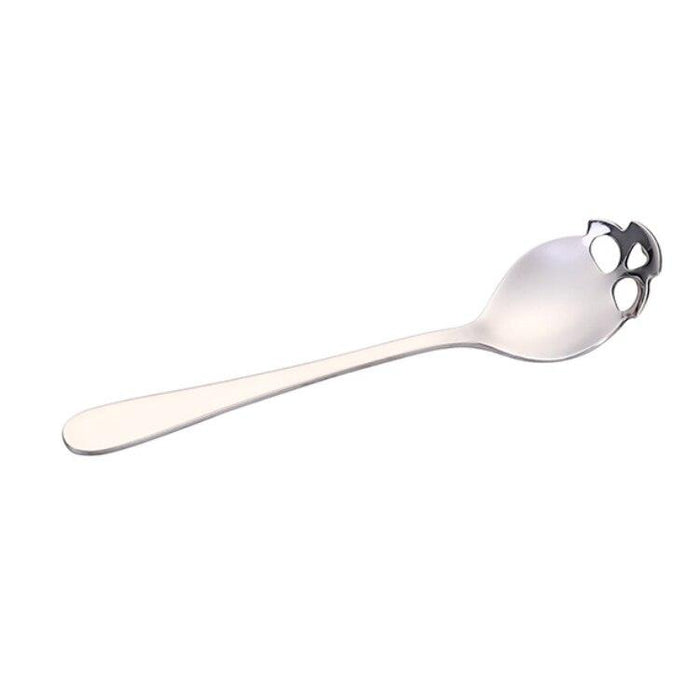 Skull Design Stainless Steel Spoon: Unique Utensil for Stylish Dining