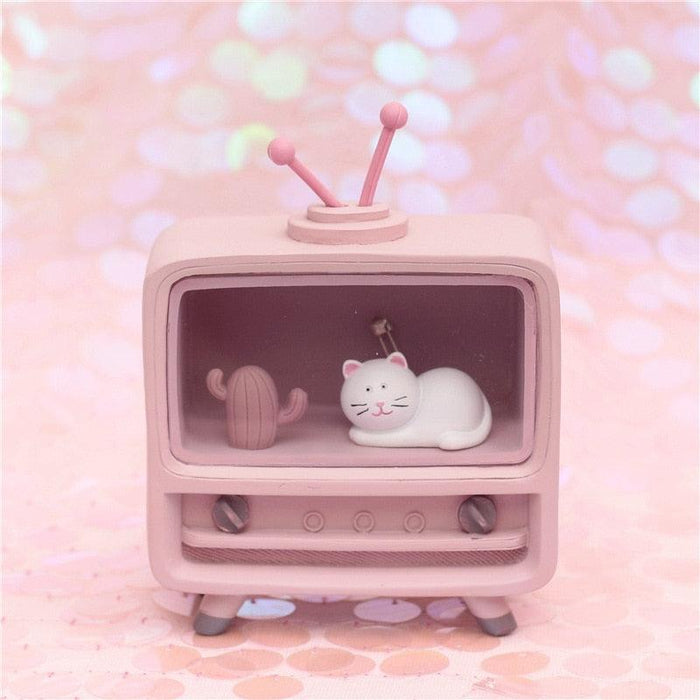 Cute Light Pink Cat Mini Lamp for Charming Kids' Room Vibe