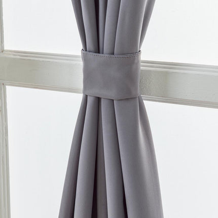 Elegant French Door Blackout Curtain Set with Customizable Tieback