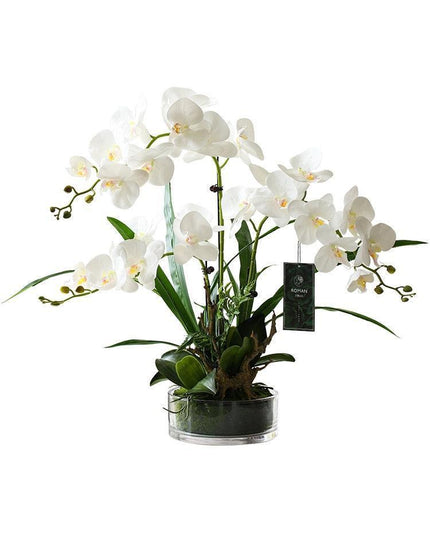 European Boreal Inspired Luxe Artificial Butterfly Orchid for Refined Home Decor