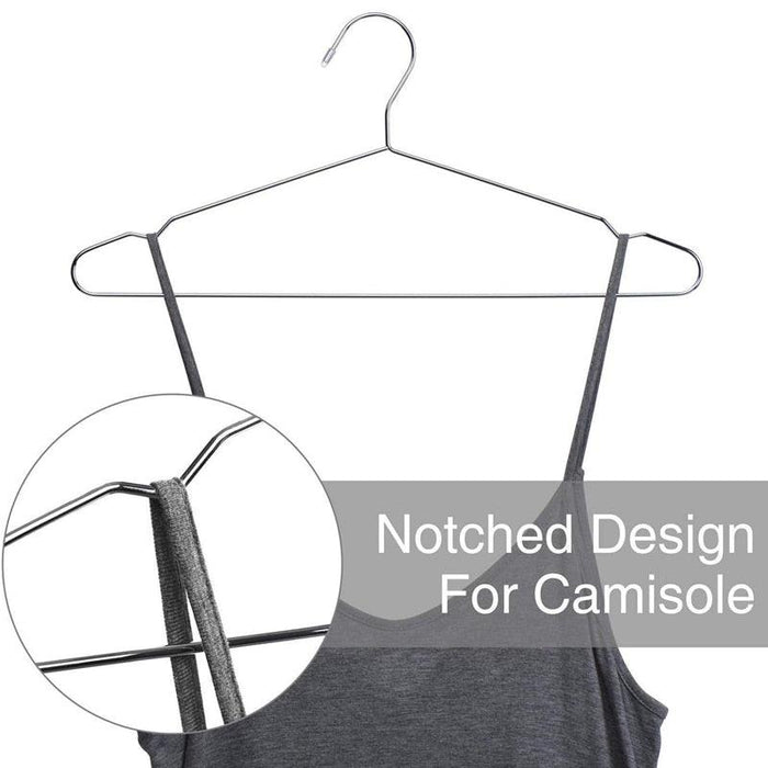 20-Piece Premium Stainless Steel Clothes Hanger Set