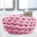 Chunky Wool Blend Yarn - Super Fluffy Bulky Yarn - Crafting Kit for DIY Projects