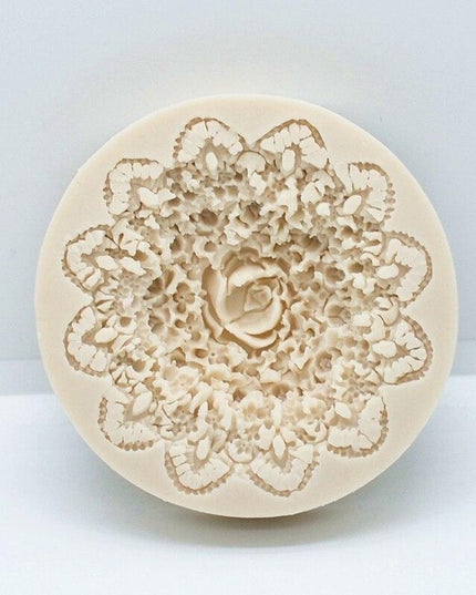 Elegant Silicone Floral Mold for Cake Decoration
