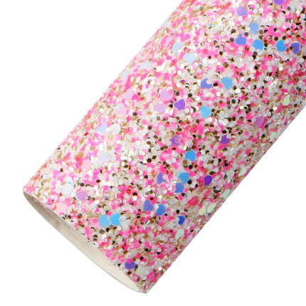 Dazzling Chunky Glitter Vinyl Craft Sheets - Ultimate Crafting Delight