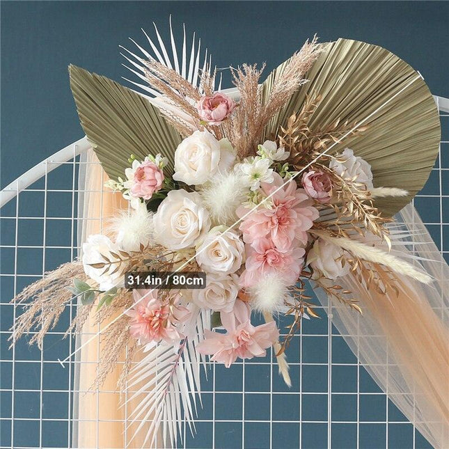 Chic Pampas Grass Wedding Backdrop Kit for Custom DIY Decorations